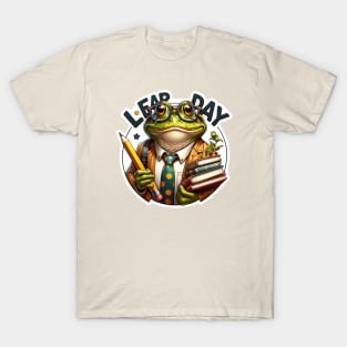 Leap Day For Teacher frog lovers T-Shirt